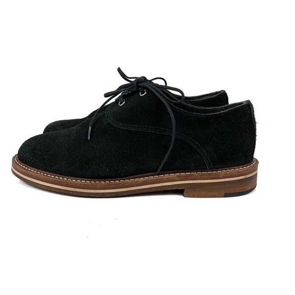 Helm USA Men\'s Black Suede Benson Oxford Shoes